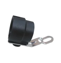 Uchwyt wtyczki - CZARNY plastikowy